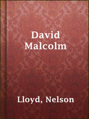 cover image of David Malcolm